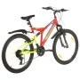 Bicicleta montaña 21 velocidades 26 pulgadas rueda 49 cm rojo de vidaXL, Bicicletas - Ref: Foro24-3067228, Precio: 258,81 €, ...