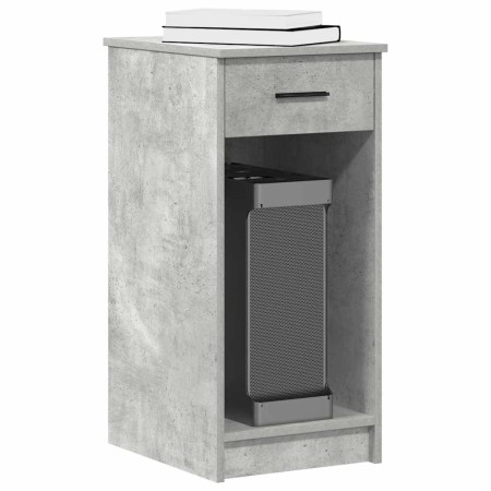 Torre de ordenador con cajón gris cemento 35x45x77 cm von , Schreibtische - Ref: Foro24-858743, Preis: 53,62 €, Rabatt: %
