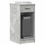 Torre de ordenador con cajón gris cemento 35x45x77 cm de , Escritorios - Ref: Foro24-858743, Precio: 55,45 €