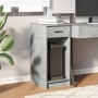 Torre de ordenador con cajón gris cemento 35x45x77 cm von , Schreibtische - Ref: Foro24-858743, Preis: 53,62 €, Rabatt: %