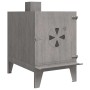 Estufa de camping de acero corten 35x50x60 cm von , Geschirr und Küchenutensilien für Camping - Ref: Foro24-859841, Preis: 53...