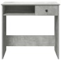Escritorio de madera contrachapada gris hormigón 80x40x75 cm von , Schreibtische - Ref: Foro24-860475, Preis: 62,44 €, Rabatt: %