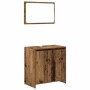 Juego de muebles de baño 3 piezas madera ingeniería envejecida by , Bathroom furniture - Ref: Foro24-3328565, Price: 163,22 €...
