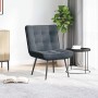 Sillón de relax terciopelo gris oscuro 64x74x84 cm by , Chairs - Ref: Foro24-4012318, Price: 68,75 €, Discount: %