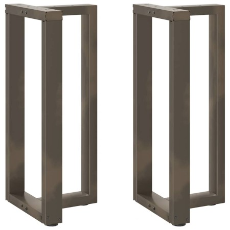 Patas de mesa bar forma T 2 uds acero natural 50x35x(90-91) cm de , Patas para mesas - Ref: Foro24-4013079, Precio: 133,34 €,...
