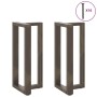 Patas de mesa bar forma T 2 uds acero natural 50x35x(90-91) cm de , Patas para mesas - Ref: Foro24-4013079, Precio: 133,34 €,...