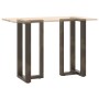 Patas de mesa bar forma T 2 uds acero natural 50x35x(90-91) cm de , Patas para mesas - Ref: Foro24-4013079, Precio: 133,34 €,...