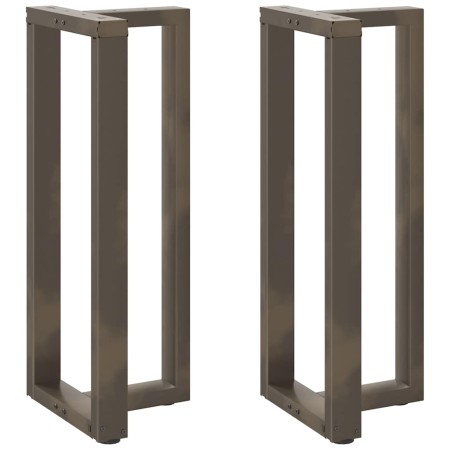 Patas mesa bar forma T 2 uds acero natural 50x35x(100-101) cm von , Tischbeine - Ref: Foro24-4013091, Preis: 159,26 €, Rabatt: %