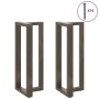 Patas mesa bar forma T 2 uds acero natural 50x35x(100-101) cm von , Tischbeine - Ref: Foro24-4013091, Preis: 159,26 €, Rabatt: %