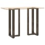 Patas mesa bar forma T 2 uds acero natural 50x35x(100-101) cm von , Tischbeine - Ref: Foro24-4013091, Preis: 159,26 €, Rabatt: %