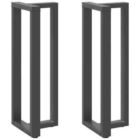 Patas mesa bar forma T 2 uds acero antracita 40x35x(110-111)cm de , Patas para mesas - Ref: Foro24-4013098, Precio: 141,33 €,...