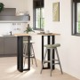 Patas de mesa bar forma T 2 uds acero negro 50x35x(110-111) cm by , Table legs - Ref: Foro24-4013100, Price: 158,40 €, Discou...