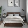 Mesitas de noche de pared 2 unidades gris sonoma 40x31x39,5 cm by , Nightstands - Ref: Foro24-848741, Price: 70,43 €, Discoun...