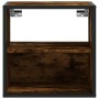 Mesita de noche de pared color roble ahumado 40x31x39,5 cm de , Mesitas de noche - Ref: Foro24-848748, Precio: 33,72 €, Descu...