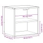 Mesita de noche de pared color roble ahumado 40x31x39,5 cm de , Mesitas de noche - Ref: Foro24-848748, Precio: 33,72 €, Descu...