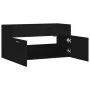 Black plywood vanity cabinet 90x38.5x46 cm by vidaXL, Bathroom furniture - Ref: Foro24-804666, Price: 34,71 €, Discount: %