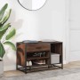 Banco zapatero madera de ingeniería marrón roble 80x40x53,5 cm von , Bänke für Hallen und Lager - Ref: Foro24-849228, Preis: ...