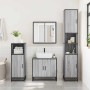 Armario de baño madera contrachapada gris sonoma 35x37,5x100 cm von , Badezimmermöbel - Ref: Foro24-849242, Preis: 80,47 €, R...