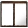 Armario con espejo baño madera roble ahumado 65x20x60 cm von , Badezimmerwaschtische - Ref: Foro24-849256, Preis: 83,18 €, Ra...