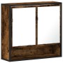 Armario con espejo baño madera roble ahumado 65x20x60 cm by , bathroom vanities - Ref: Foro24-849261, Price: 84,20 €, Discoun...