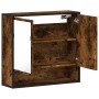 Armario con espejo baño madera roble ahumado 65x20x60 cm by , bathroom vanities - Ref: Foro24-849261, Price: 84,20 €, Discoun...