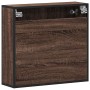 Armario con espejo baño madera marrón roble 65x20x60 cm by , bathroom vanities - Ref: Foro24-849263, Price: 80,79 €, Discount: %