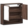 Armario con espejo baño madera marrón roble 65x20x60 cm by , bathroom vanities - Ref: Foro24-849263, Price: 80,79 €, Discount: %