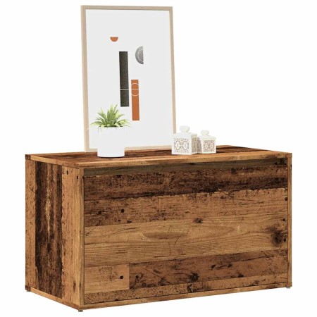 Banco de pasillo de aglomerado madera vieja 80x40x45 cm von , Bänke für Hallen und Lager - Ref: Foro24-856752, Preis: 71,67 €...