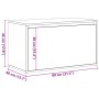 Banco de pasillo de aglomerado madera vieja 80x40x45 cm von , Bänke für Hallen und Lager - Ref: Foro24-856752, Preis: 71,67 €...