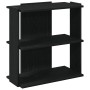 Librería de 3 estantes madera de ingeniería negro 60x30x60 cm by , Bookcases and shelves - Ref: Foro24-860248, Price: 39,65 €...