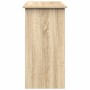 Escritorio madera contrachapada color roble Sonoma 80x40x75 cm de , Escritorios - Ref: Foro24-860456, Precio: 51,16 €, Descue...