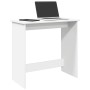 Escritorio de madera contrachapada blanco 80x40x75 cm de , Escritorios - Ref: Foro24-860454, Precio: 44,27 €, Descuento: %