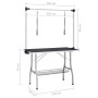 Verstellbarer Hundepflegetisch mit 2 Schlaufen und Korb von vidaXL, Hygieneprodukte für Haustiere - Ref: Foro24-171070, Preis...