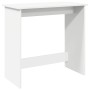 Escritorio de madera contrachapada blanco 80x40x75 cm de , Escritorios - Ref: Foro24-860454, Precio: 44,27 €, Descuento: %