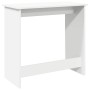 Escritorio de madera contrachapada blanco 80x40x75 cm de , Escritorios - Ref: Foro24-860454, Precio: 44,27 €, Descuento: %