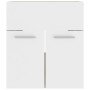 Armario para lavabo contrachapada blanco roble 41x38,5x46 cm de vidaXL, Muebles de baño - Ref: Foro24-804643, Precio: 36,63 €