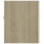 Waschbeckenschrank aus weißem Sperrholz aus Eiche, 41 x 38,5 x 46 cm von vidaXL, Badezimmermöbel - Ref: Foro24-804643, Preis:...