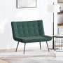 Banco de terciopelo verde oscuro 110x74x84 cm de , Bancos - Ref: Foro24-4012339, Precio: 181,56 €, Descuento: %