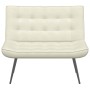 Banco de terciopelo color crema 110x74x84 cm de , Bancos - Ref: Foro24-4012345, Precio: 135,25 €, Descuento: %