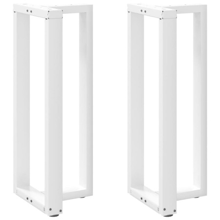 Patas de mesa bar forma T 2 uds acero blanco 40x35x(100-101) cm by , Table legs - Ref: Foro24-4013085, Price: 136,19 €, Disco...