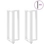Patas de mesa bar forma T 2 uds acero blanco 40x35x(100-101) cm by , Table legs - Ref: Foro24-4013085, Price: 136,19 €, Disco...