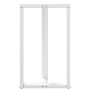 Patas de mesa bar forma T 2 uds acero blanco 60x35x(100-101) cm by , Table legs - Ref: Foro24-4013093, Price: 143,45 €, Disco...