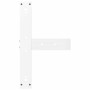 Patas de mesa bar forma T 2 uds acero blanco 60x35x(100-101) cm by , Table legs - Ref: Foro24-4013093, Price: 143,45 €, Disco...
