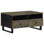 Mesa de centro madera maciza de mango negra 80x54x40 cm von , Couchtisch - Ref: Foro24-4017697, Preis: 137,32 €, Rabatt: %