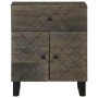 Mesita de noche madera maciza de mango negra 50x33x60 cm de , Mesitas de noche - Ref: Foro24-4017695, Precio: 82,92 €, Descue...