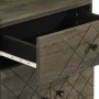 Mesita de noche madera maciza de mango negra 50x33x60 cm de , Mesitas de noche - Ref: Foro24-4017695, Precio: 82,92 €, Descue...
