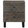 Mesitas de noche 2 uds madera maciza de mango negro 40x33x46 cm de , Mesitas de noche - Ref: Foro24-4017683, Precio: 140,84 €...