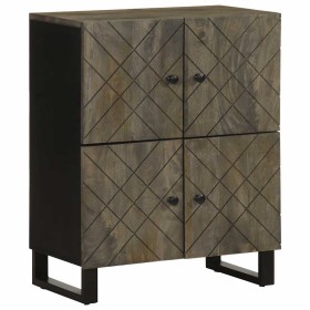 Aparador negro 60x33x75 cm madera maciza mango von , CD- und DVD-Speicher - Ref: Foro24-4017710, Preis: 108,25 €, Rabatt: %
