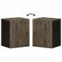 Mueble de baño de pared de madera maciza mango negro 38x33x48cm von , Badezimmermöbel - Ref: Foro24-4017704, Preis: 63,50 €, ...