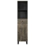 Mueble de baño de madera maciza de mango negro 38x33x160 cm von , Badezimmermöbel - Ref: Foro24-4017706, Preis: 121,63 €, Rab...